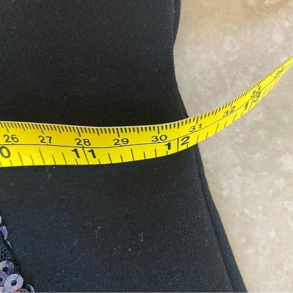 French Connection Sequins Sleeveless Bodycon Mini Dress Women Size6 Stretch - Picture 12 of 17